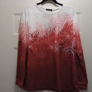 Just Fashion Now Holiday Women's Blouse Size‎ 2XL NWT